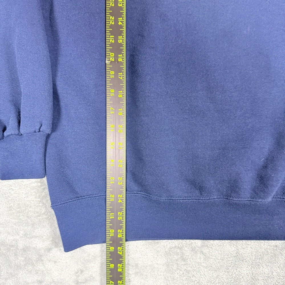 Vintage Russell Athletic Mens Large Sweatshirt Transylvania Navy Blue USA Made - Picture 7 of 10